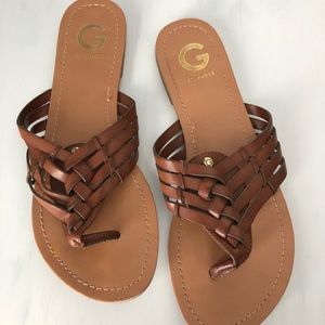 Brown Guess sandals size 9